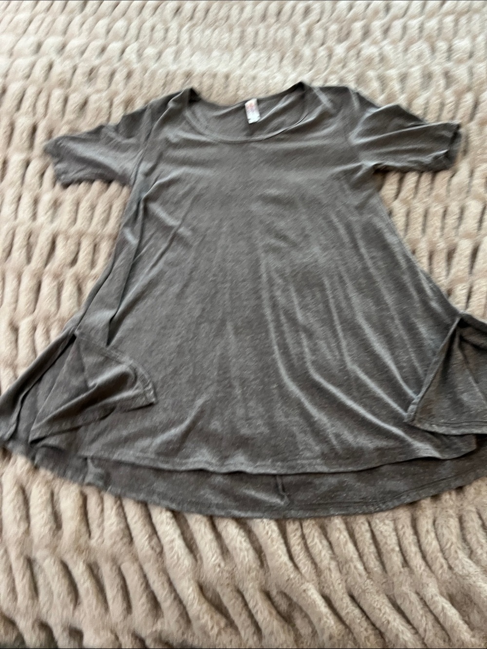 LuLaRoe Charcoal Swing Tunic Top